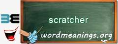 WordMeaning blackboard for scratcher